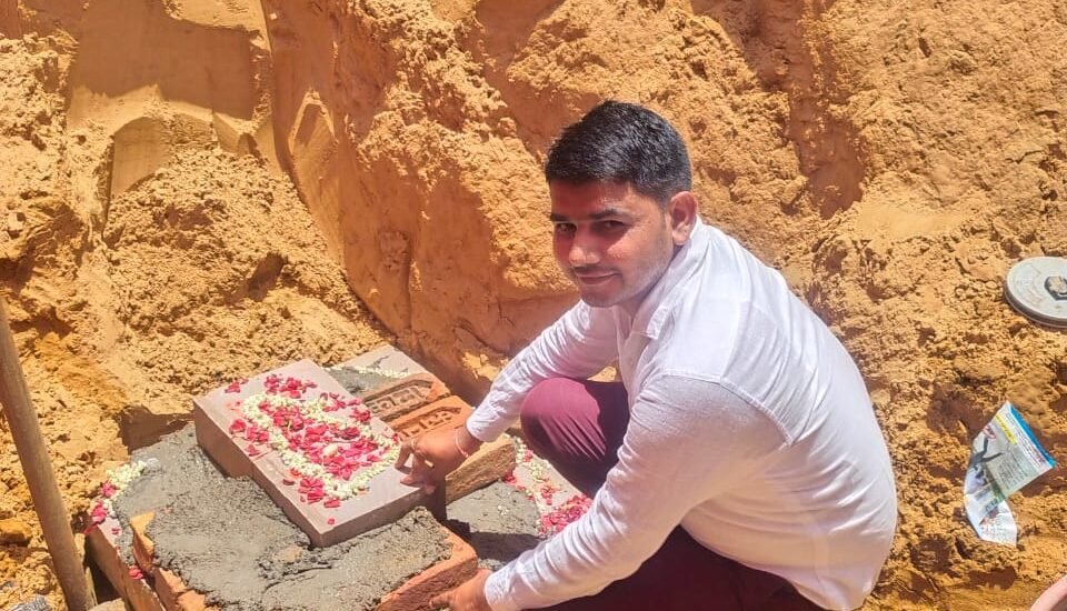 RK Architect & Engineers laid foundation of Shri Shyam Temple at Jhanjhariya in Jaipur